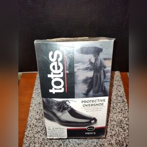 Totes Black Protective Overshoe for Men